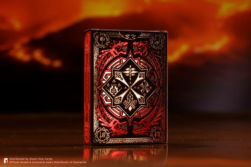 DYENAMIK Monster Hunter Playing Cards - Collectors Edition Red
