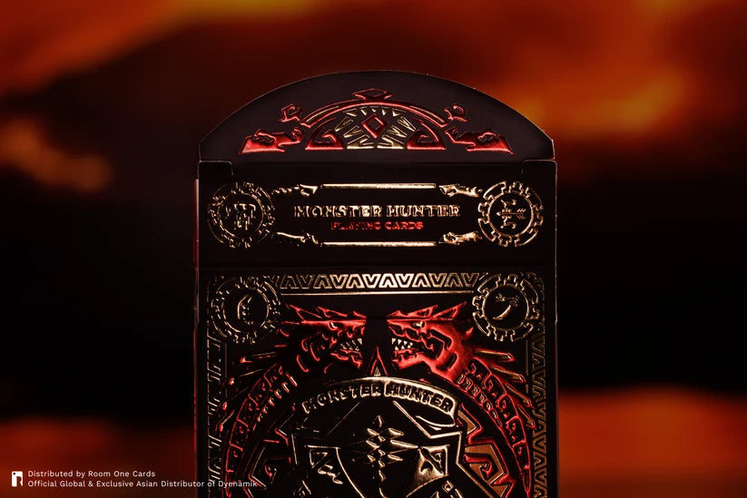 DYENAMIK Monster Hunter Playing Cards - Collectors Edition Red