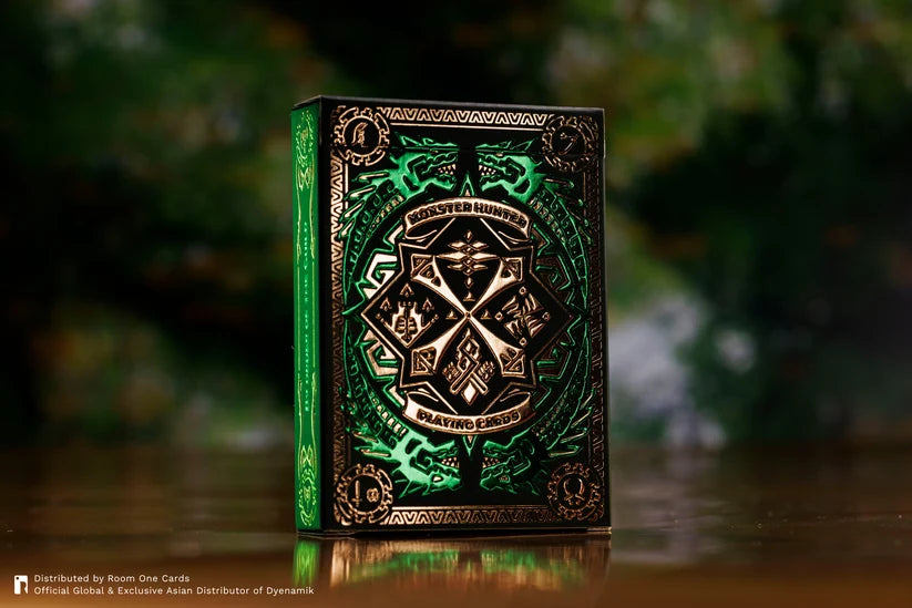 DYENAMIK Monster Hunter Playing Cards - Collectors Edition Green