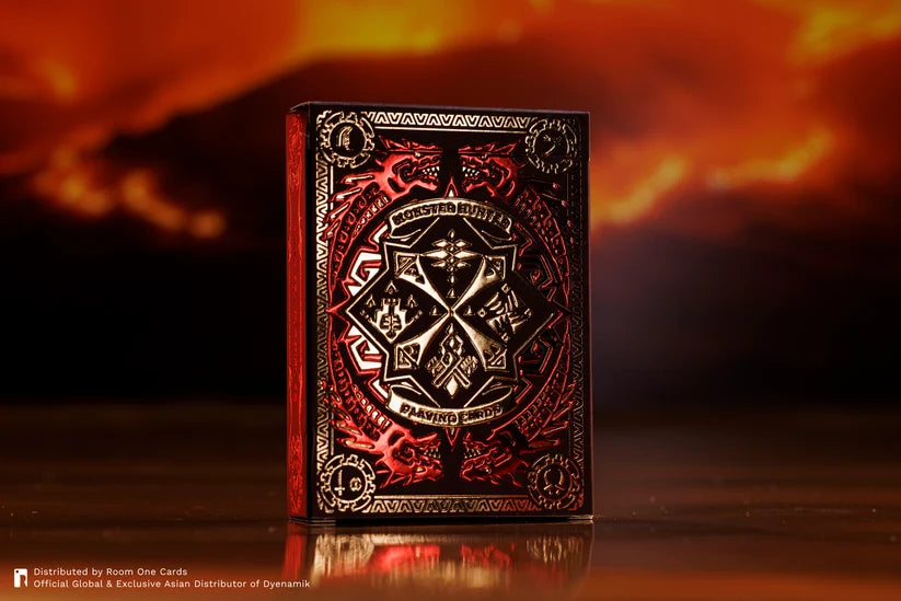 DYENAMIK Monster Hunter Playing Cards - Collectors Edition Red