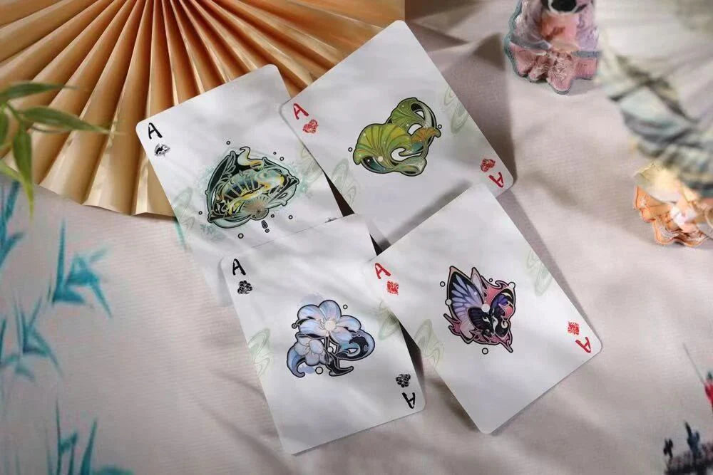 Flower Moon V2 Moonlight Playing Cards
