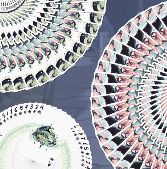 Flower Moon V2 Moonlight Playing Cards
