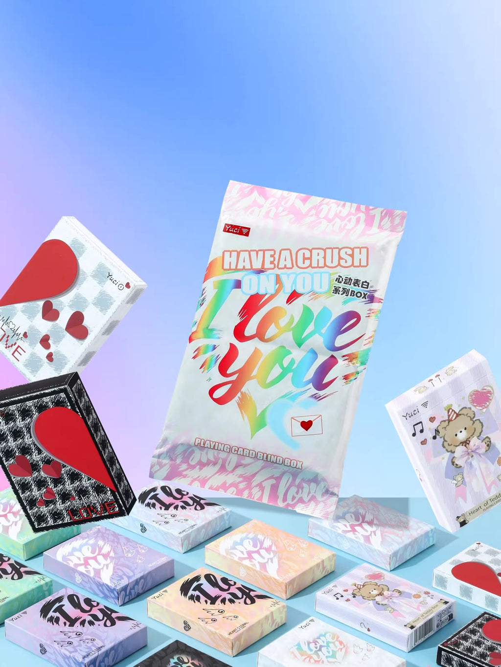 Yuci Heartbeat Signal Blind Pack(include 2 decks each color limited 520)