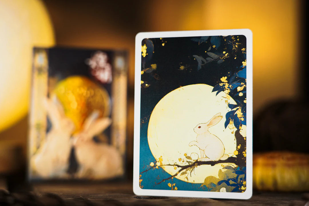 Round Moon Playing Cards by TCC Fashion