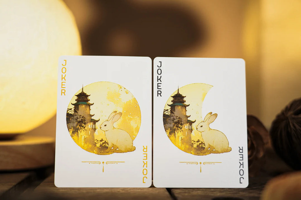 Round Moon Playing Cards by TCC Fashion