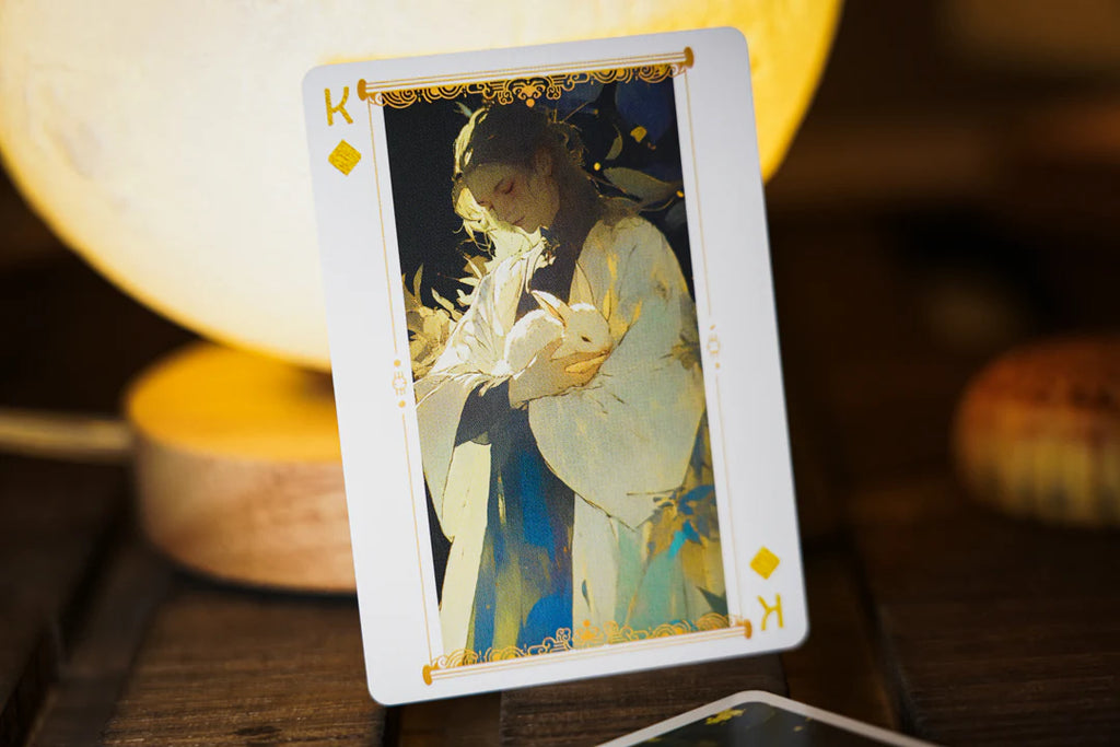 Round Moon Playing Cards by TCC Fashion