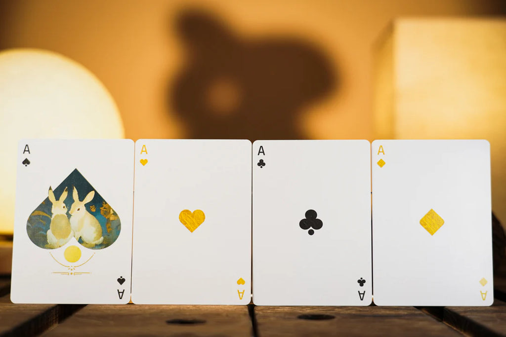 Round Moon Playing Cards by TCC Fashion