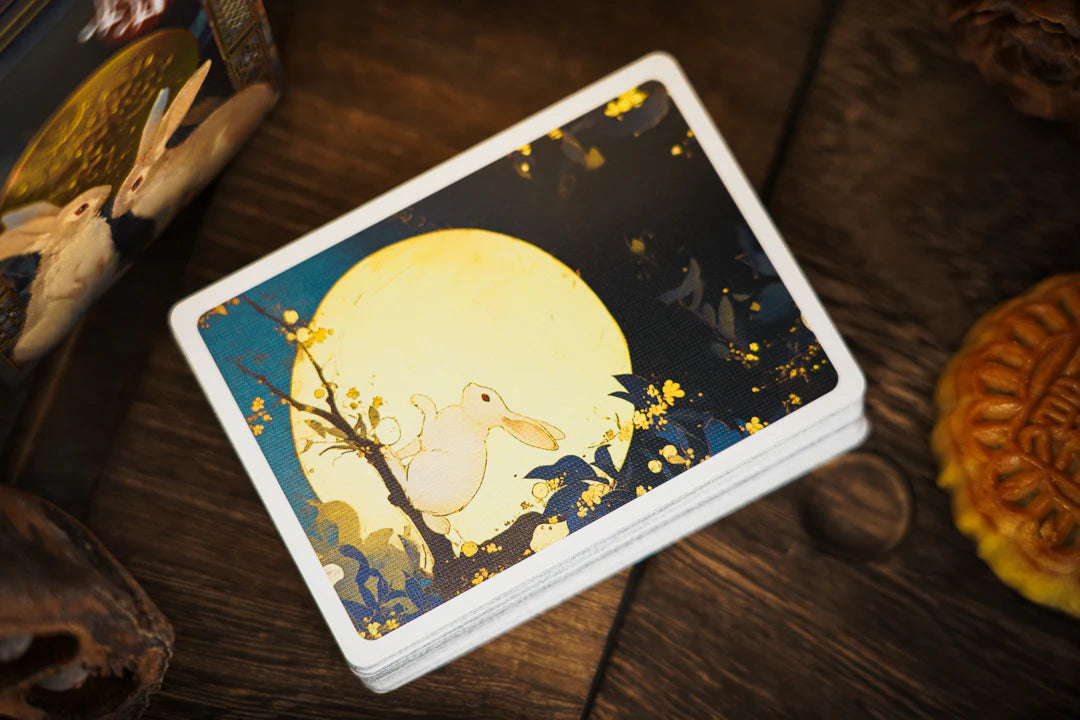 Round Moon Playing Cards by TCC Fashion