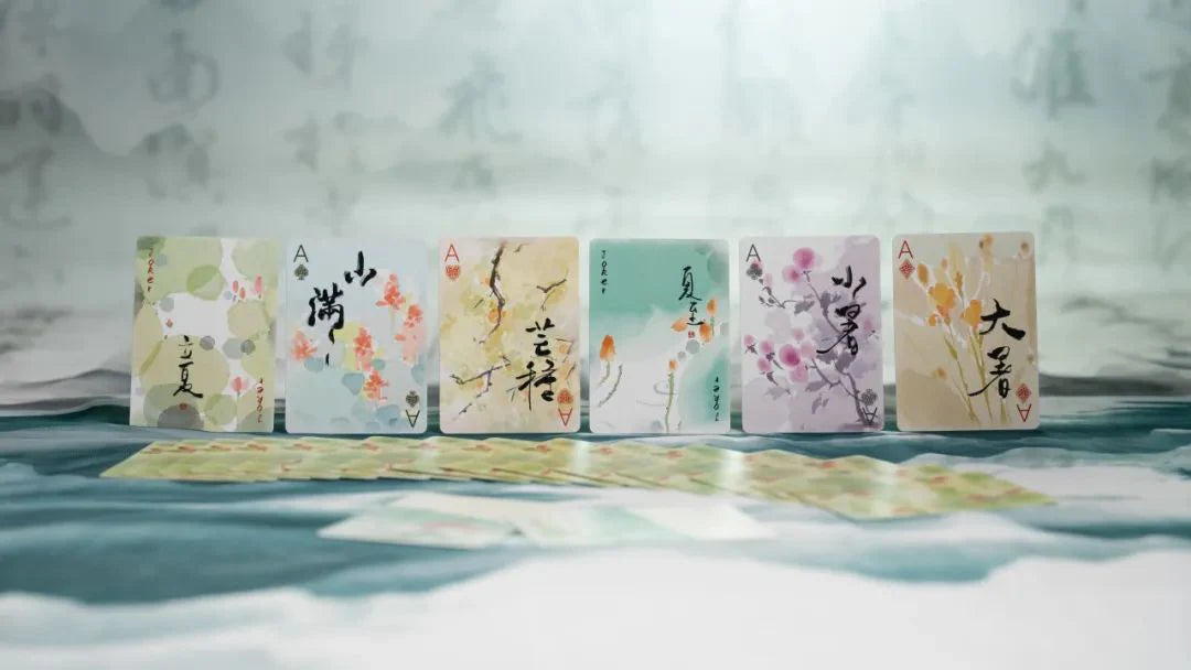 24 Solar Terms Four Seasons Playing Cards