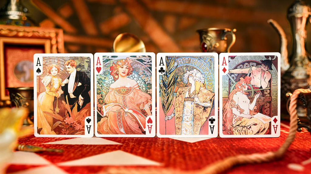 Mucha Playing Cards by 52 MUSÉE-Standard Edition