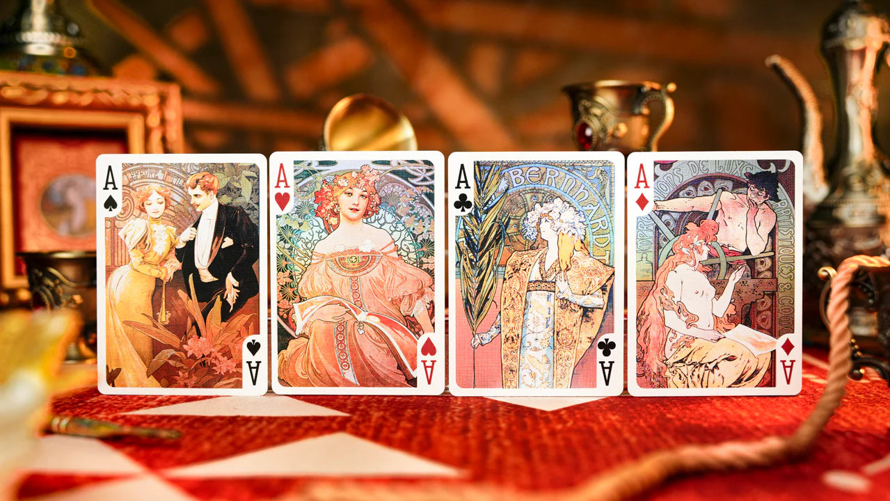 Mucha Playing Cards by 52 MUSÉE-Standard Edition