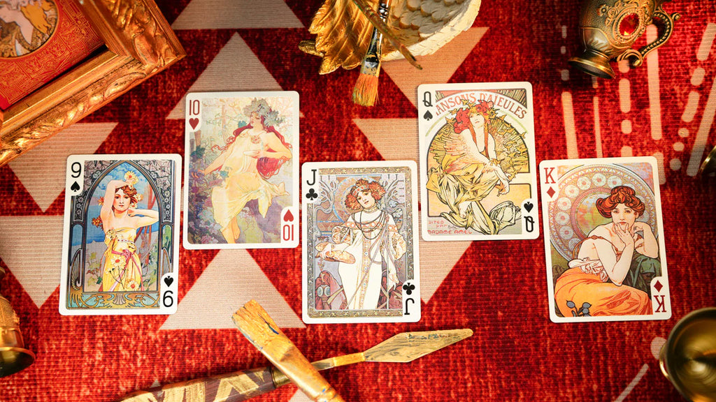 Mucha Playing Cards by 52 MUSÉE-Standard Edition