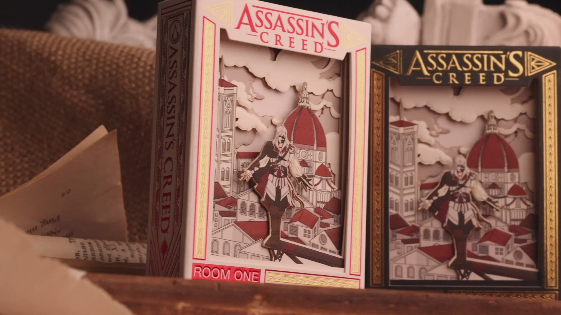 Assassin's Creed Legacy Playing Cards - WHITE/BLACK HIDDEN BLADE Edition