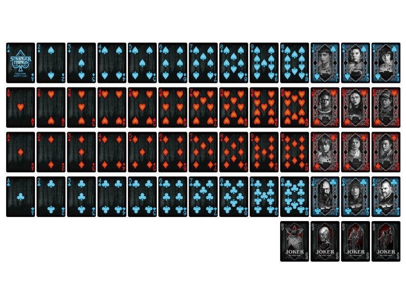 Stranger Things Playing Cards