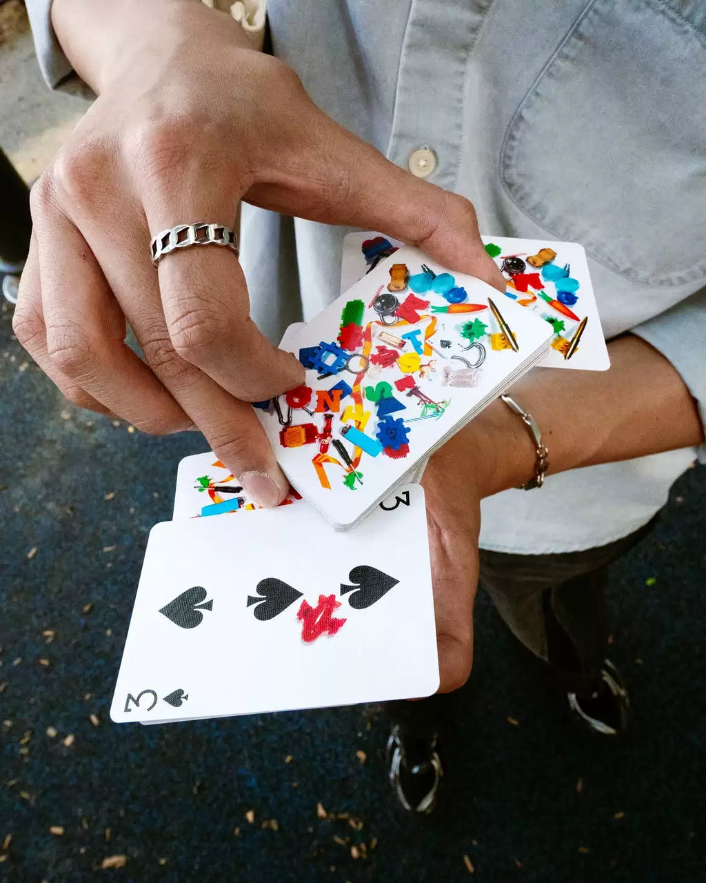 Missing Found Playing Card