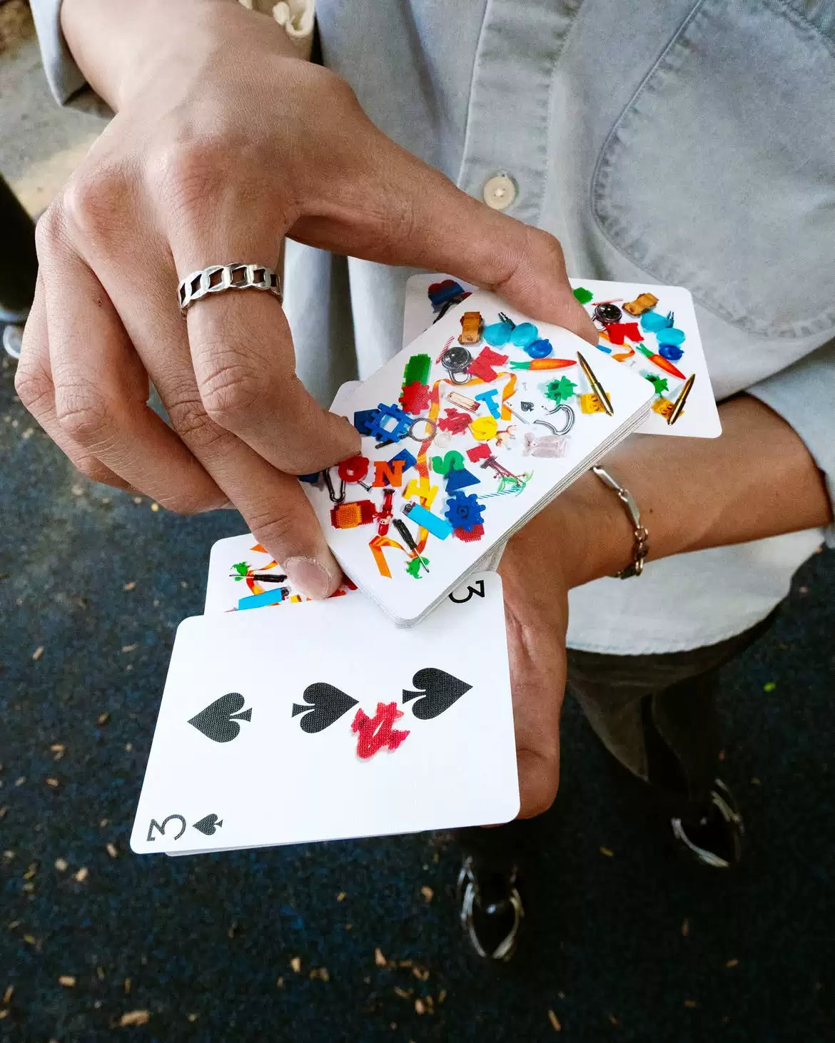 Missing Found Playing Card
