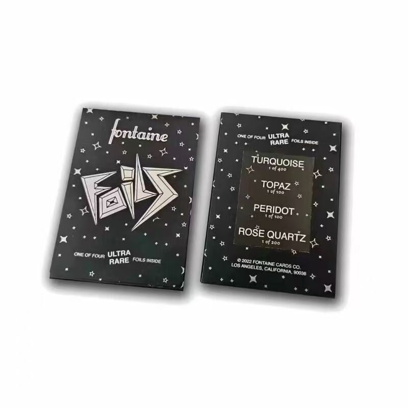 Fontaine One Of Four Ultra Rare Foils Inside Playing Cards