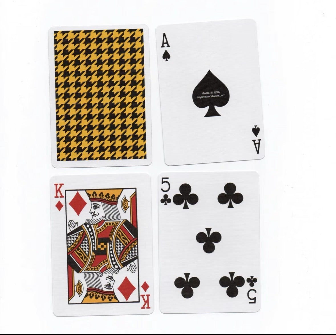 Houndstooth Playing Cards