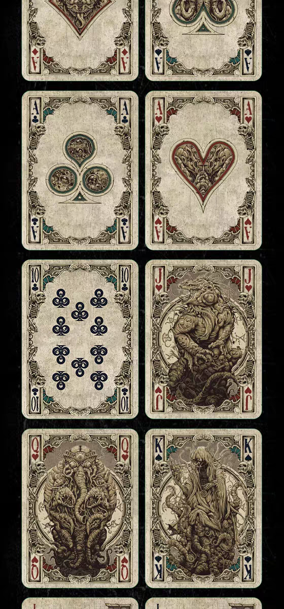 Reflections On The Wall Playing Cards