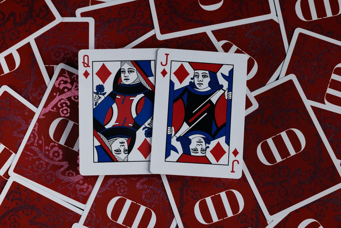 Smoke and Mirrors Playing Cards - Mirror Flower