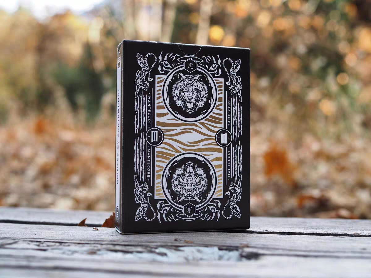 White Tiger Playing Cards