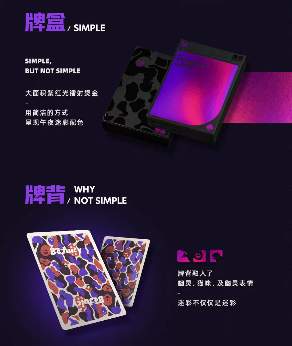 Midnight Camo - 5-Deck Acrylic Set