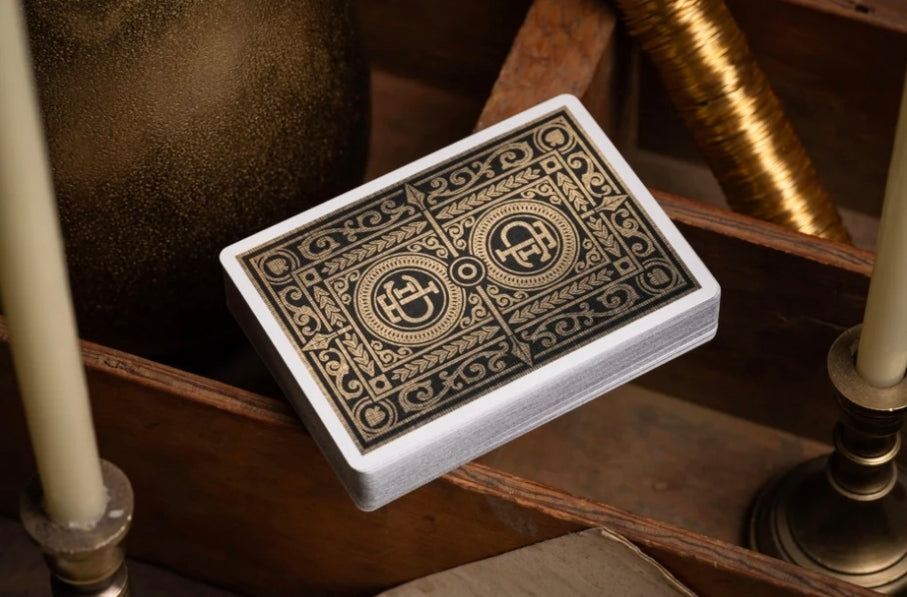 TCI Clubhouse Playing Cards (Black & Gold) - The Card Inn