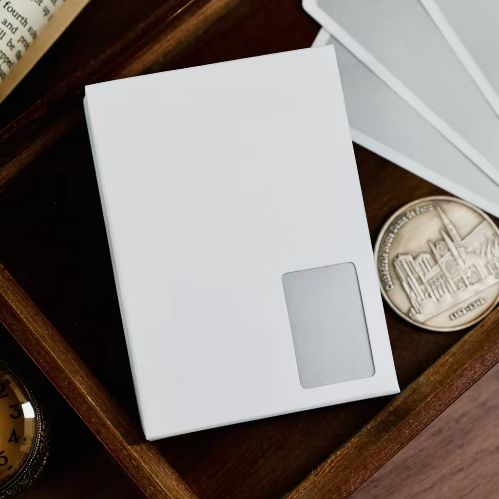 Pure White Card（Metallic ink）
