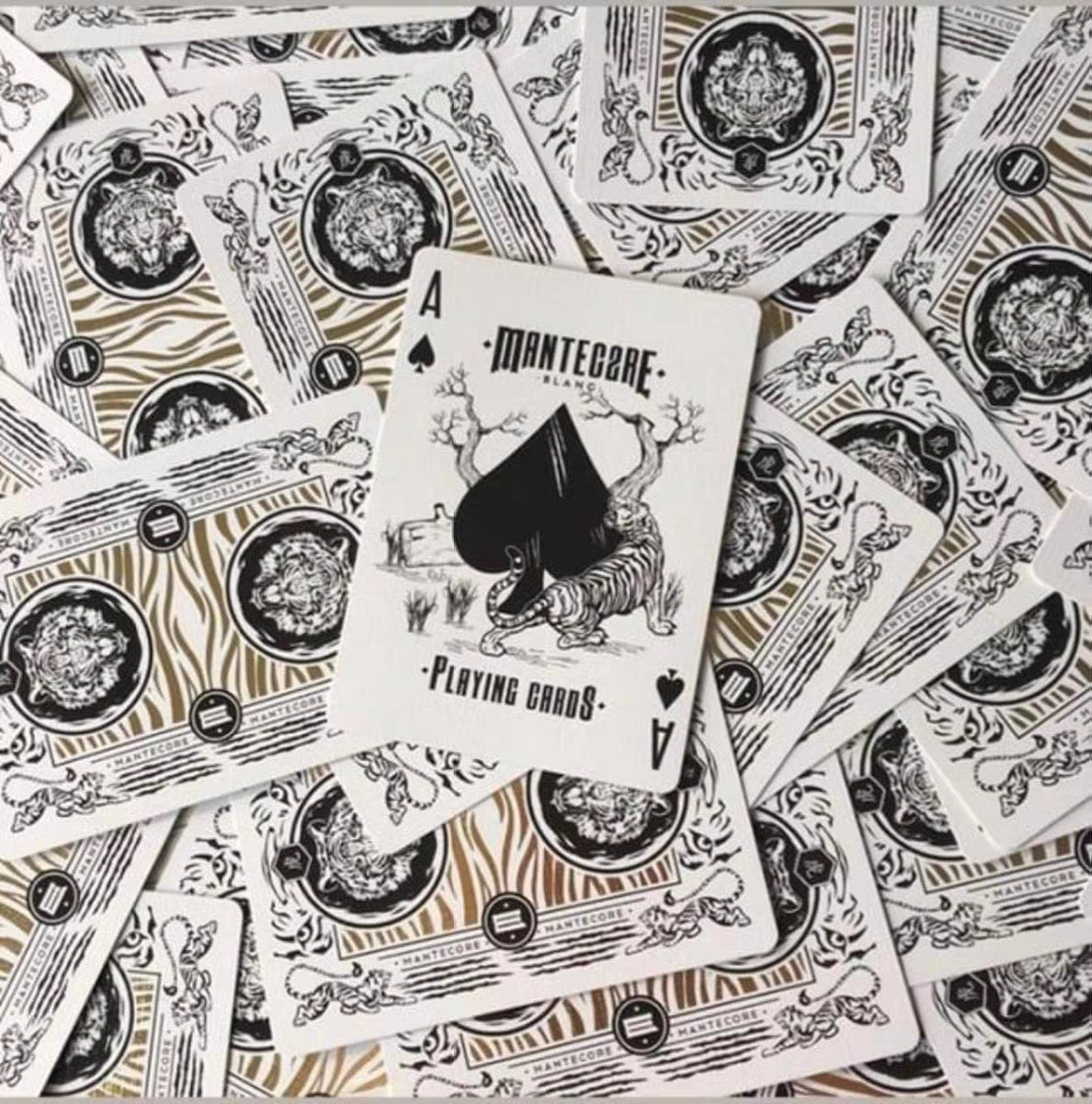 White Tiger Playing Cards