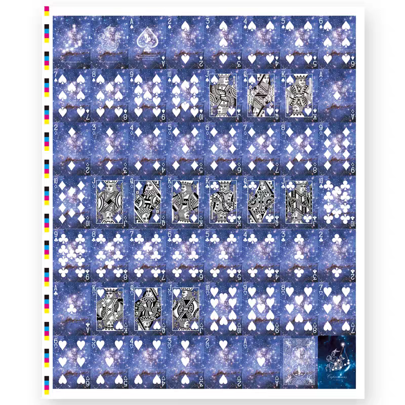 Bicycle 12 Zodiac Signs Uncut Sheet
