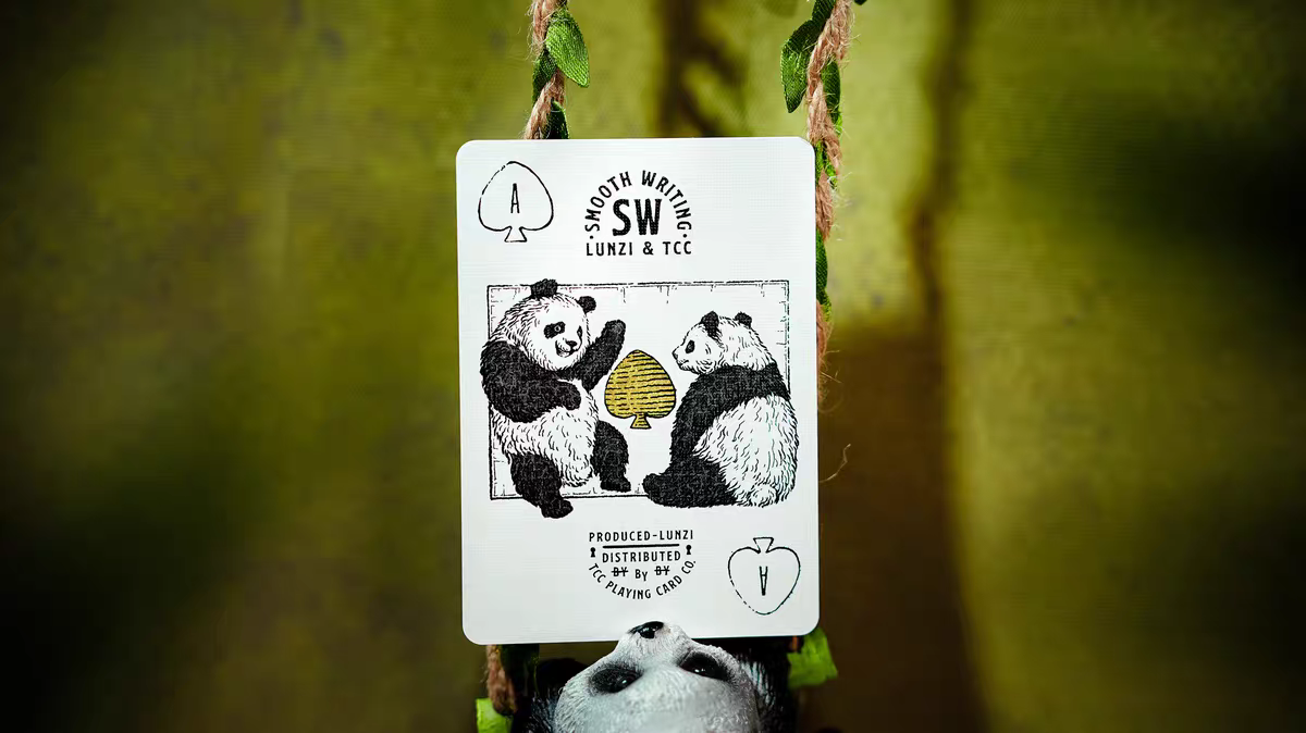Panda Playing Cards
