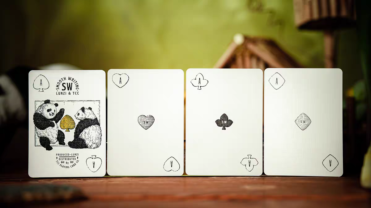 Panda Playing Cards
