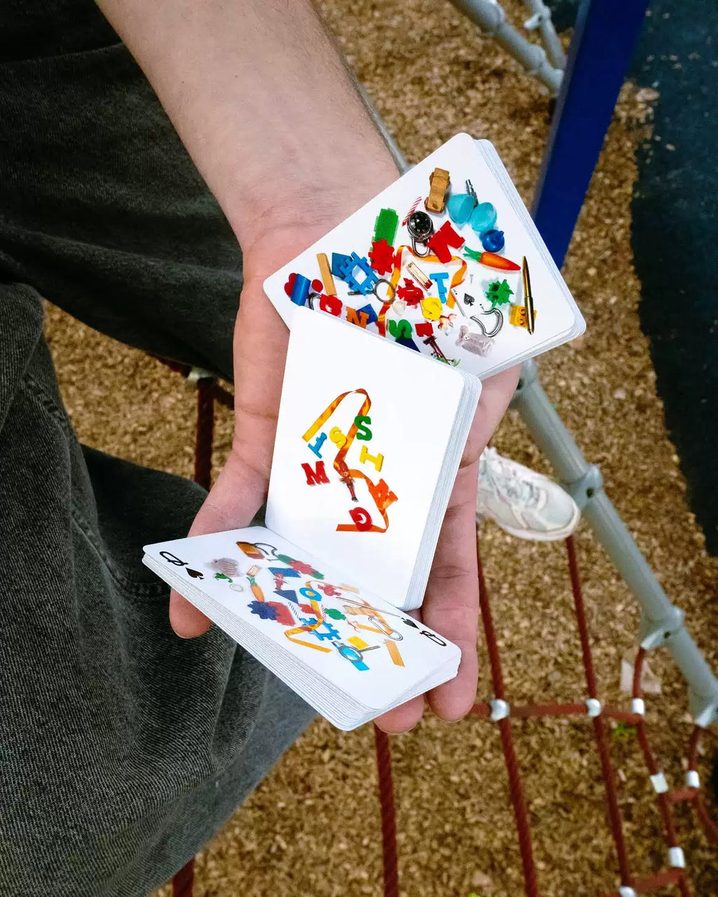 Missing Found Playing Card