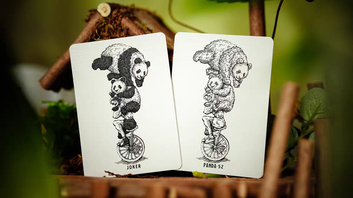 Panda Playing Cards