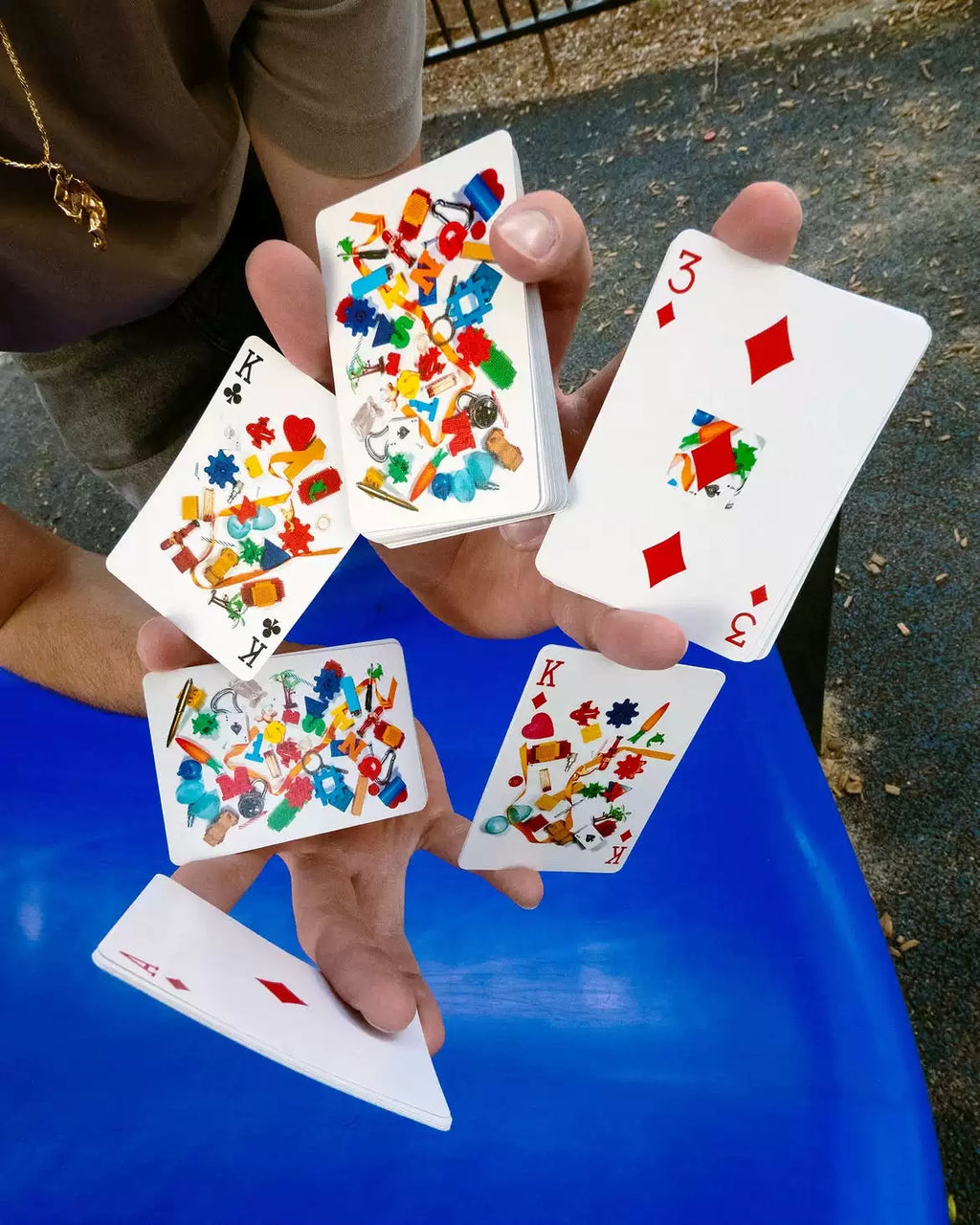 Missing Found Playing Card
