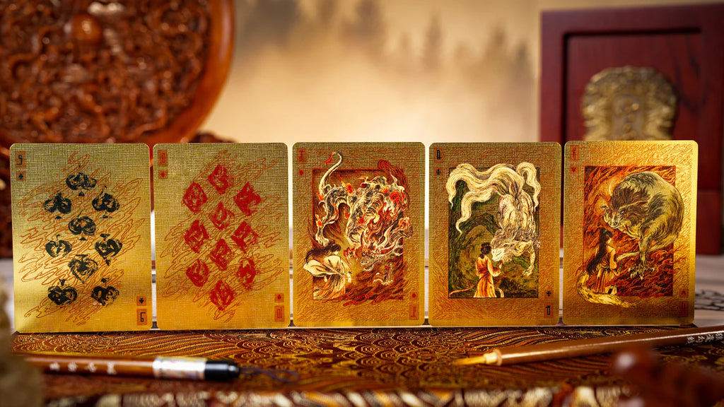 Shanhai V2 Playing Cards by ARK - Collection Rosewood Box Set