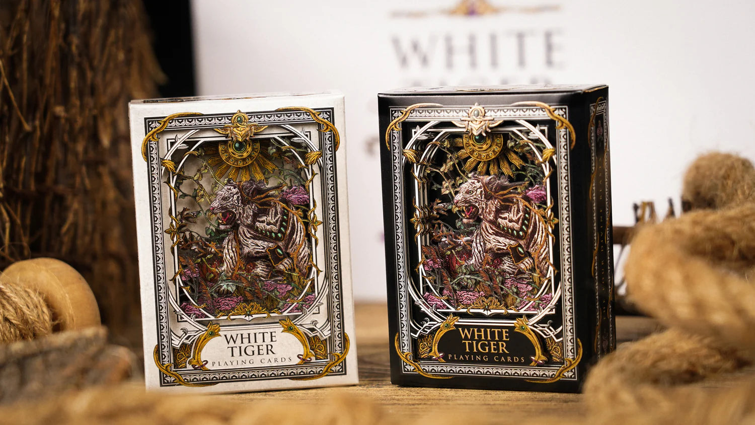 White Tiger Playing Cards by ARK