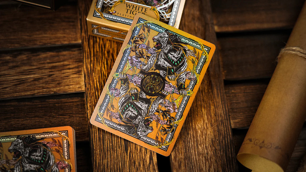White Tiger Playing Cards by ARK