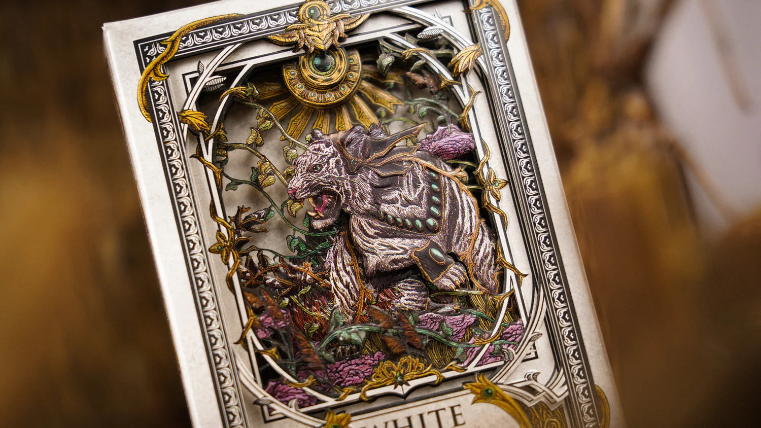 White Tiger Playing Cards by ARK